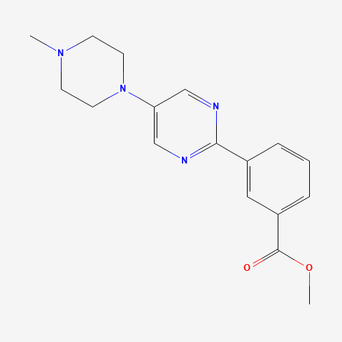 methyl 3-[5-(4-methylpiperazin-1-yl)pyrimidin-2-yl]benzoate (CAS: 1092568-95-0) - Related Chemical Product