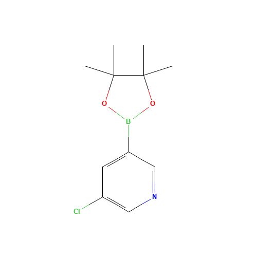 3-chloro-5-(4,4,5,5-tetramethyl-1,3,2-dioxaborolan-2-yl)pyridine (CAS: 865186-94-3) - Related Chemical Product