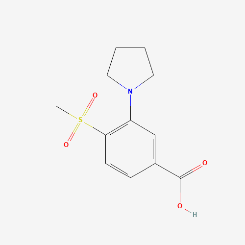 4-methylsulfonyl-3-pyrrolidin-1-ylbenzoic acid (CAS: 1000018-48-3) - Related Chemical Product