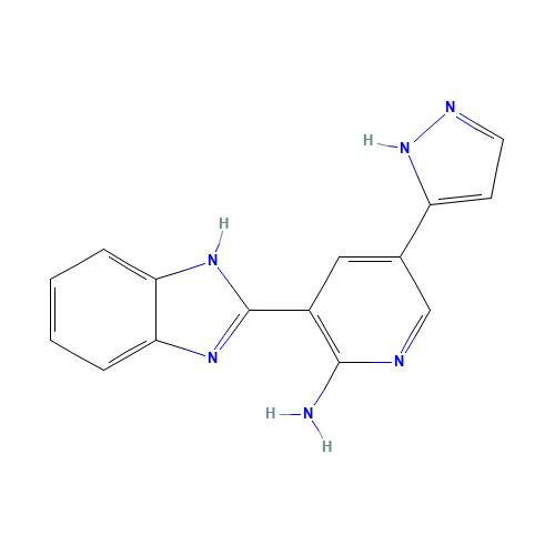 3-(1H-benzimidazol-2-yl)-5-(1H-pyrazol-5-yl)pyridin-2-amine (CAS: 1261220-98-7) - Related Chemical Product