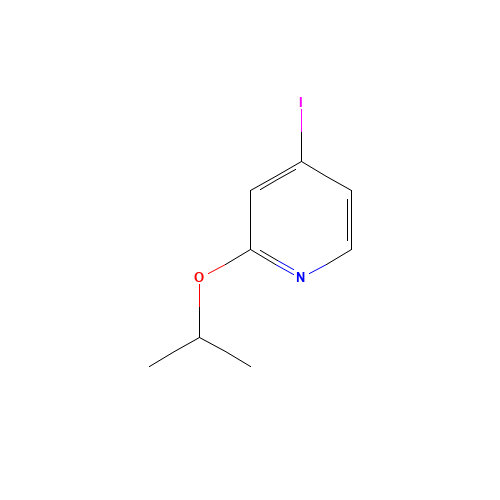 4-iodo-2-propan-2-yloxypyridine (CAS: 1353777-52-2) - Chemical Structure and Molecular Formula 