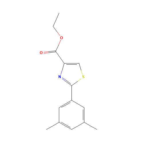 ethyl 2-(3,5-dimethylphenyl)-1,3-thiazole-4-carboxylate (CAS: 885278-63-7) - Related Chemical Product