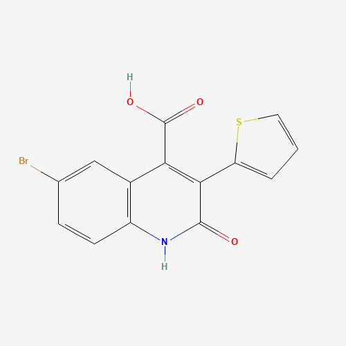 6-bromo-2-oxo-3-thiophen-2-yl-1H-quinoline-4-carboxylic acid (CAS: 1263052-22-7) - Related Chemical Product
