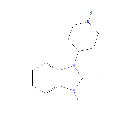 7-methyl-3-piperidin-4-yl-1H-benzimidazol-2-one (CAS: 173843-71-5) - Related Chemical Product