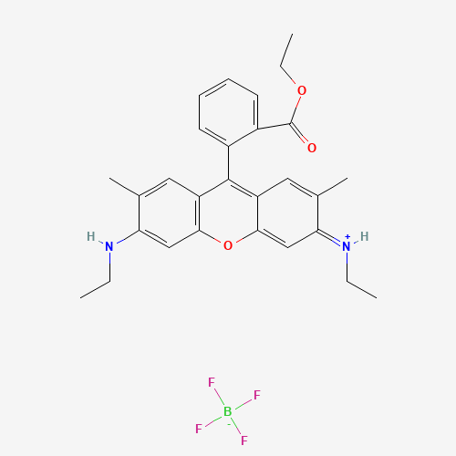 [9-(2-ethoxycarbonylphenyl)-6-(ethylamino)-2,7-dimethylxanthen-3-ylidene]-ethylazanium;tetrafluoroborate (CAS: 54854-14-7) - Related Chemical Product