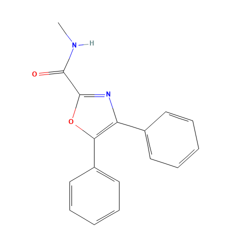 N-methyl-4,5-diphenyl-1,3-oxazole-2-carboxamide (CAS: 34015-90-2) - Related Chemical Product