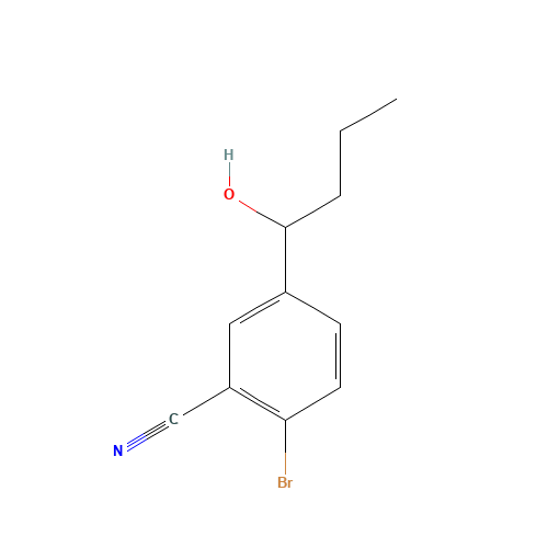 2-bromo-5-(1-hydroxybutyl)benzonitrile (CAS: 1383801-98-6) - Related Chemical Product