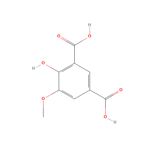 4-hydroxy-5-methoxybenzene-1,3-dicarboxylic acid (CAS: 2134-91-0) - Related Chemical Product