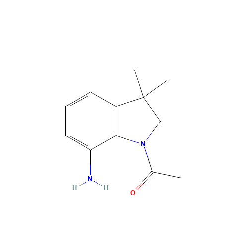 1-(7-amino-3,3-dimethyl-2H-indol-1-yl)ethanone (CAS: 1187967-62-9) - Related Chemical Product