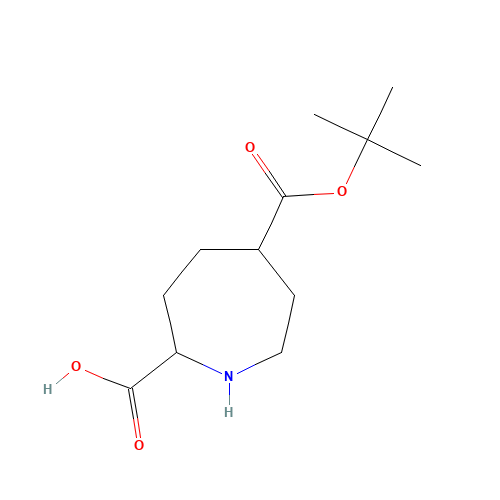 5-[(2-methylpropan-2-yl)oxycarbonyl]azepane-2-carboxylic acid (CAS: 1396967-31-9) - Related Chemical Product
