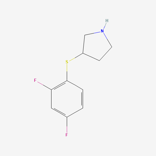 3-(2,4-difluorophenyl)sulfanylpyrrolidine (CAS: 1248500-85-7) - Related Chemical Product