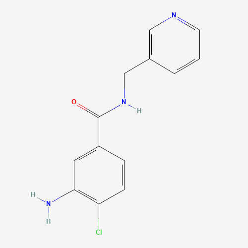3-amino-4-chloro-N-(pyridin-3-ylmethyl)benzamide (CAS: 1018502-06-1) - Related Chemical Product