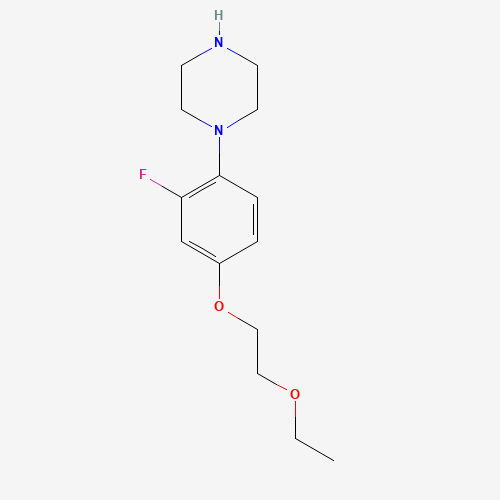 1-[4-(2-ethoxyethoxy)-2-fluorophenyl]piperazine (CAS: 1364890-72-1) - Related Chemical Product