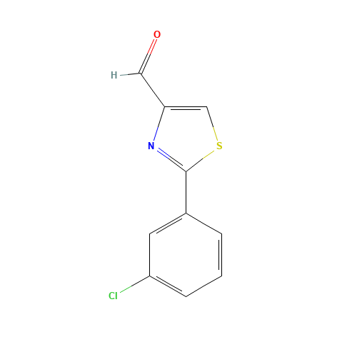 2-(3-chlorophenyl)-1,3-thiazole-4-carbaldehyde (CAS: 859850-99-0) - Related Chemical Product