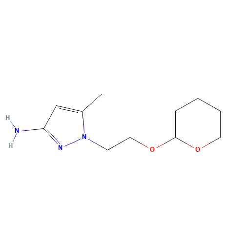 5-methyl-1-[2-(oxan-2-yloxy)ethyl]pyrazol-3-amine (CAS: 1453213-01-8) - Related Chemical Product