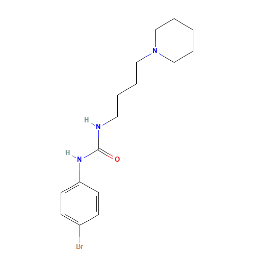 1-(4-bromophenyl)-3-(4-piperidin-1-ylbutyl)urea (CAS: 874450-03-0) - Related Chemical Product