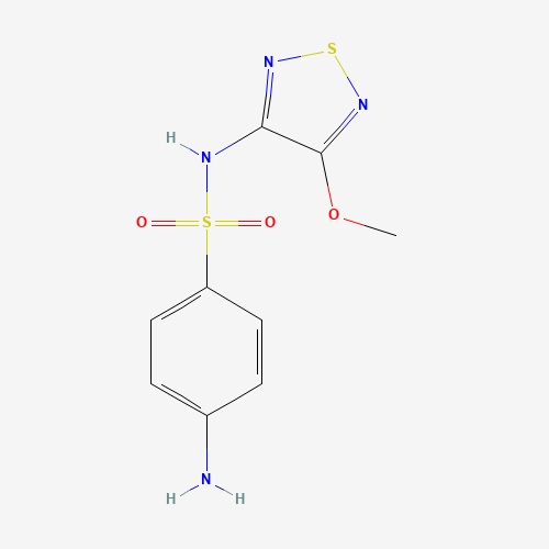 4-amino-N-(4-methoxy-1,2,5-thiadiazol-3-yl)benzenesulfonamide (CAS: 32909-92-5) - Related Chemical Product