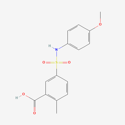 5-[(4-methoxyphenyl)sulfamoyl]-2-methylbenzoic acid (CAS: 406928-28-7) - Related Chemical Product