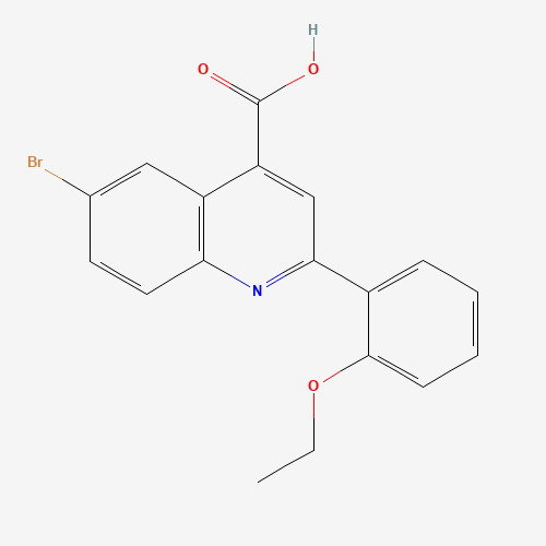 6-bromo-2-(2-ethoxyphenyl)quinoline-4-carboxylic acid (CAS: 438531-52-3) - Related Chemical Product