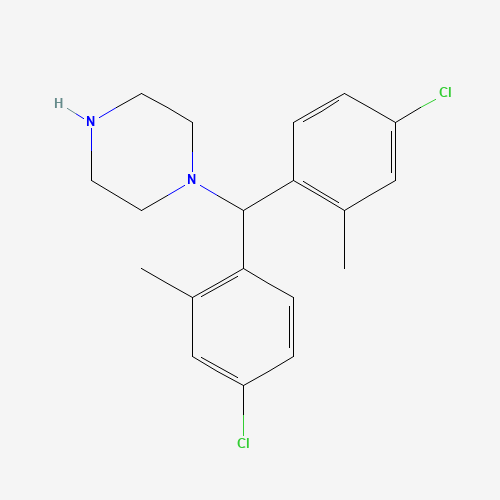 1-[bis(4-chloro-2-methylphenyl)methyl]piperazine (CAS: 1446818-52-5) - Related Chemical Product