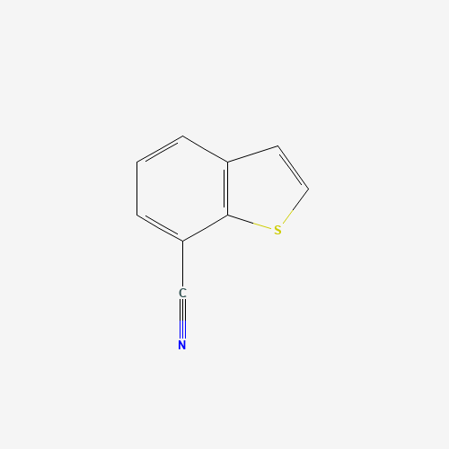 1-benzothiophene-7-carbonitrile (CAS: 22780-71-8) - Chemical Structure and Molecular Formula 