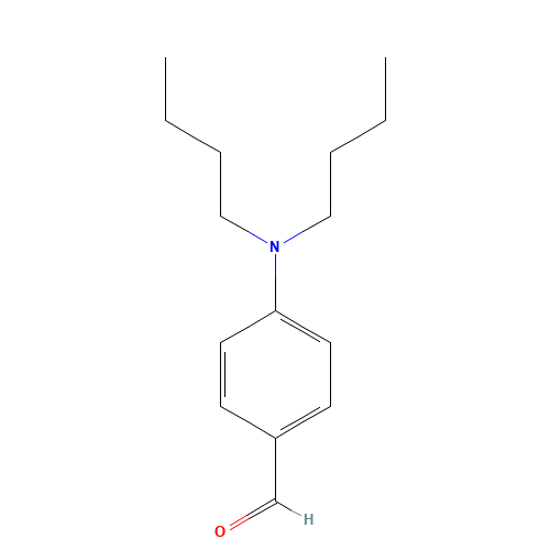 4-(dibutylamino)benzaldehyde (CAS: 90134-10-4) - Chemical Structure and Molecular Formula 