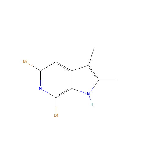 5,7-dibromo-2,3-dimethyl-1H-pyrrolo[2,3-c]pyridine (CAS: 1201824-91-0) - Related Chemical Product