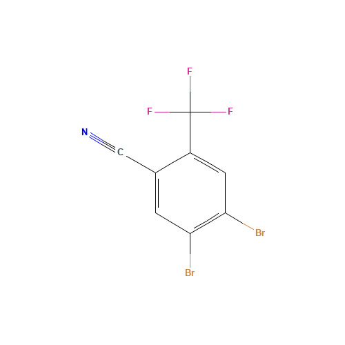 4,5-dibromo-2-(trifluoromethyl)benzonitrile (CAS: 1242339-25-8) - Related Chemical Product