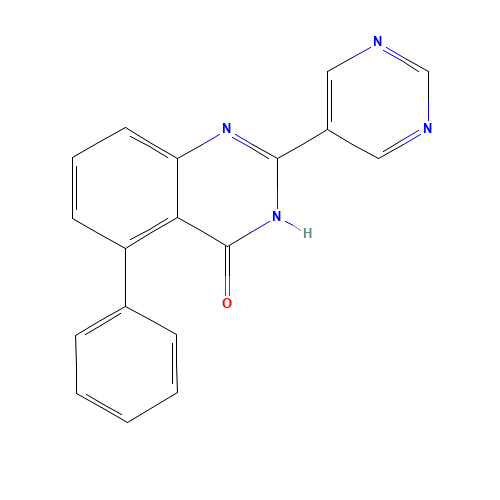 5-phenyl-2-pyrimidin-5-yl-1H-quinazolin-4-one (CAS: 1272356-69-0) - Related Chemical Product