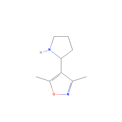 3,5-dimethyl-4-pyrrolidin-2-yl-1,2-oxazole (CAS: 1018128-26-1) - Related Chemical Product