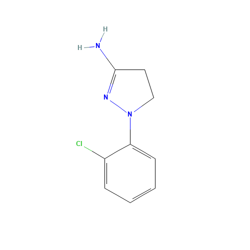 2-(2-chlorophenyl)-3,4-dihydropyrazol-5-amine (CAS: 6463-40-7) - Related Chemical Product