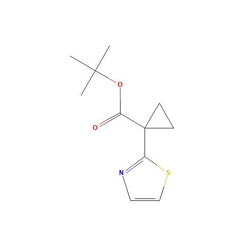tert-butyl 1-(1,3-thiazol-2-yl)cyclopropane-1-carboxylate (CAS: 1312537-46-4) - Related Chemical Product