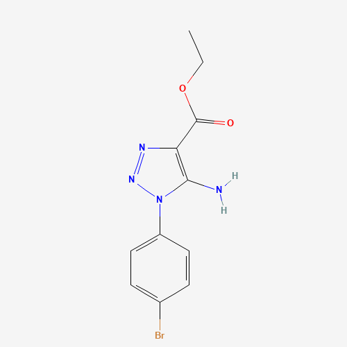 ethyl 5-amino-1-(4-bromophenyl)triazole-4-carboxylate (CAS: 106748-14-5) - Related Chemical Product