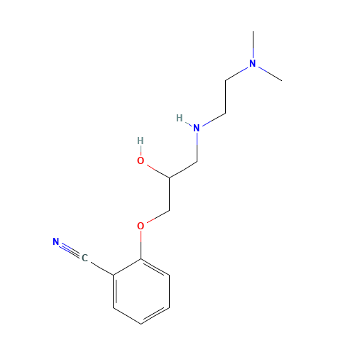 2-[3-[2-(dimethylamino)ethylamino]-2-hydroxypropoxy]benzonitrile (CAS: 103745-38-6) - Related Chemical Product