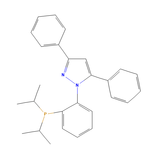 [2-(3,5-diphenylpyrazol-1-yl)phenyl]-di(propan-2-yl)phosphane (CAS: 628333-84-6) - Related Chemical Product