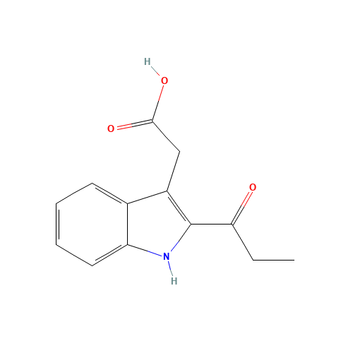 2-(2-propanoyl-1H-indol-3-yl)acetic acid (CAS: 33456-53-0) - Related Chemical Product