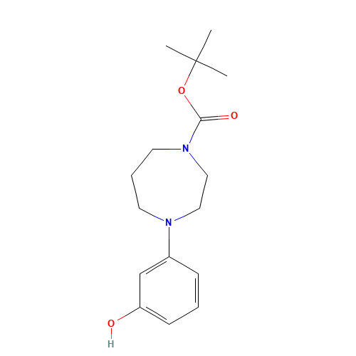 tert-butyl 4-(3-hydroxyphenyl)-1,4-diazepane-1-carboxylate (CAS: 886851-68-9) - Related Chemical Product