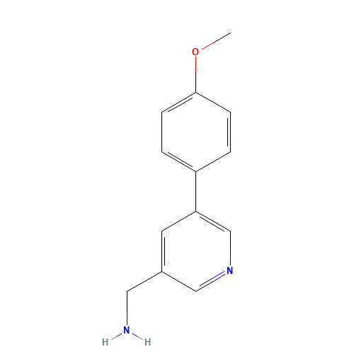 [5-(4-methoxyphenyl)pyridin-3-yl]methanamine (CAS: 154237-17-9) - Related Chemical Product