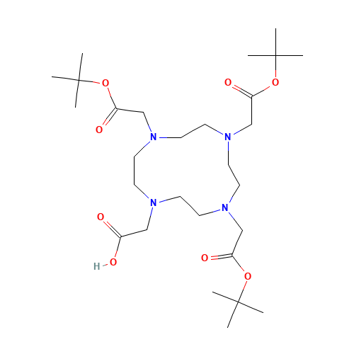 2-[4,7,10-tris[2-[(2-methylpropan-2-yl)oxy]-2-oxoethyl]-1,4,7,10-tetrazacyclododec-1-yl]acetic acid (CAS: 137076-54-1) - Related Chemical Product