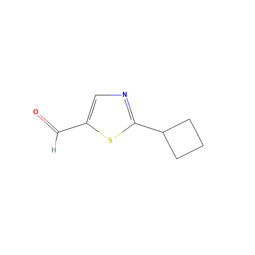 2-cyclobutyl-1,3-thiazole-5-carbaldehyde (CAS: 1394042-39-7) - Related Chemical Product