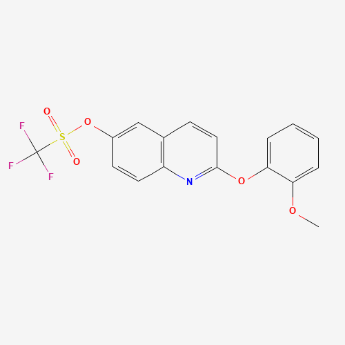 [2-(2-methoxyphenoxy)quinolin-6-yl] trifluoromethanesulfonate (CAS: 623147-09-1) - Related Chemical Product