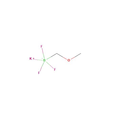 potassium;trifluoro(methoxymethyl)boranuide (CAS: 910251-11-5) - Chemical Structure and Molecular Formula 