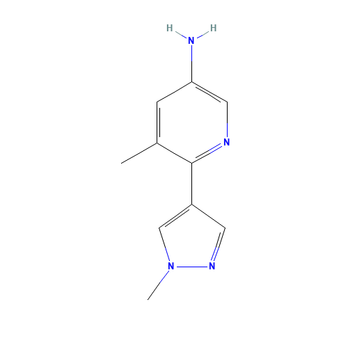 5-methyl-6-(1-methylpyrazol-4-yl)pyridin-3-amine (CAS: 1445968-83-1) - Related Chemical Product