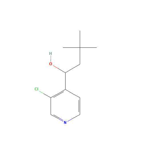 1-(3-chloropyridin-4-yl)-3,3-dimethylbutan-1-ol (CAS: 876756-92-2) - Related Chemical Product