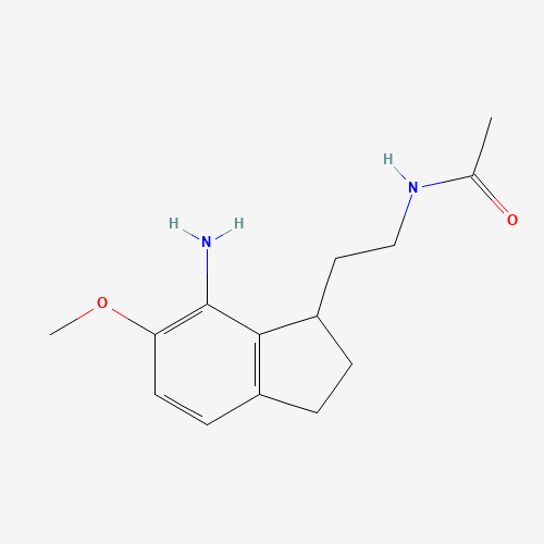 N-[2-(7-amino-6-methoxy-2,3-dihydro-1H-inden-1-yl)ethyl]acetamide (CAS: 196597-99-6) - Related Chemical Product