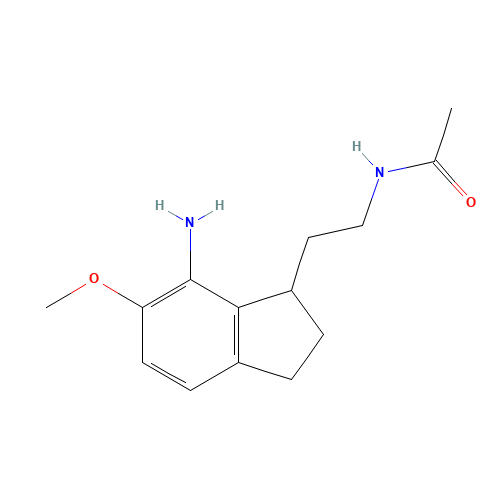 N-[2-(7-amino-6-methoxy-2,3-dihydro-1H-inden-1-yl)ethyl]acetamide (CAS: 196597-99-6) - Related Chemical Product