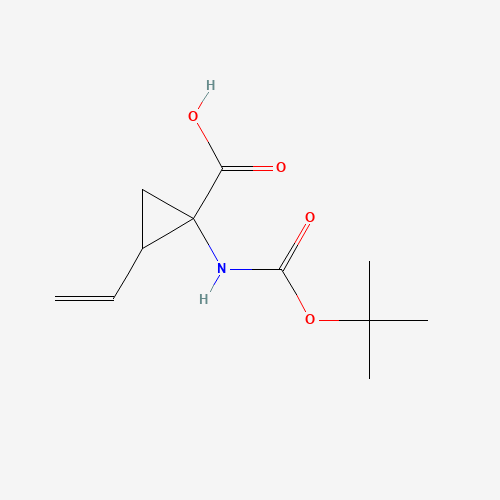 2-ethenyl-1-[(2-methylpropan-2-yl)oxycarbonylamino]cyclopropane-1-carboxylic acid (CAS: 1001667-24-8) - Related Chemical Product