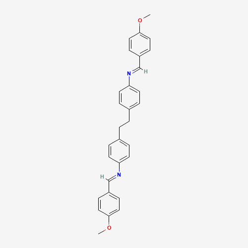 1-(4-methoxyphenyl)-N-[4-[2-[4-[(4-methoxyphenyl)methylideneamino]phenyl]ethyl]phenyl]methanimine (CAS: 55290-05-6) - Related Chemical Product