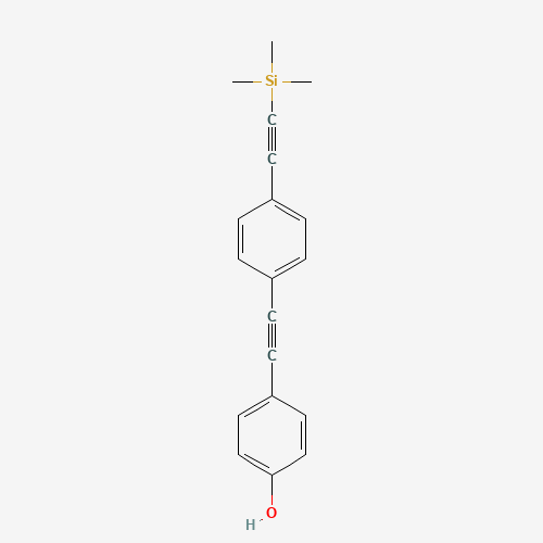 4-[2-[4-(2-trimethylsilylethynyl)phenyl]ethynyl]phenol (CAS: 910467-75-3) - Related Chemical Product
