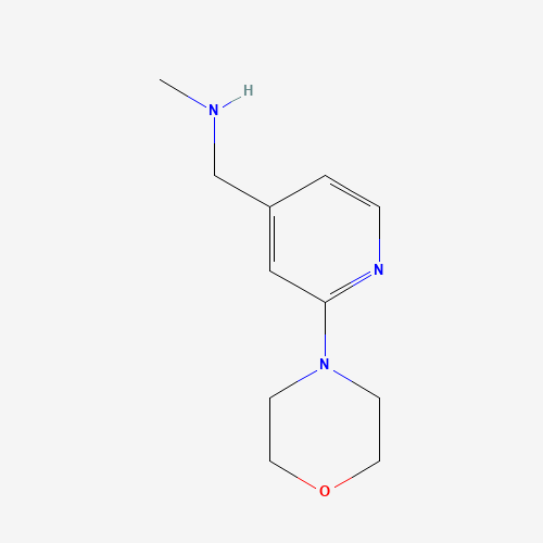 N-methyl-1-(2-morpholin-4-ylpyridin-4-yl)methanamine (CAS: 869901-11-1) - Related Chemical Product